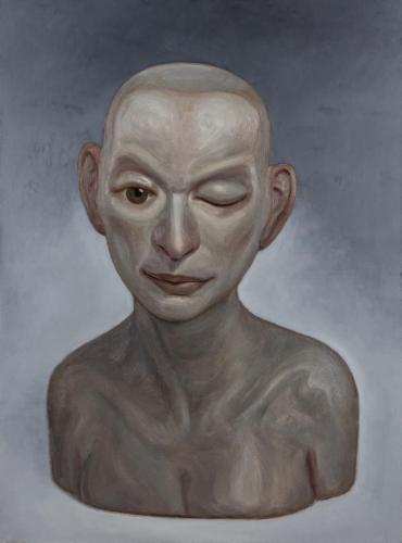 Richard Štipl, In Situ, oil on canvas, 2023, 135×100 cm