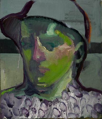 Jakub Čuška, Untitled, oil on linen, 2022, 35×30 cm